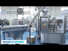 Doğruluk Toz Paketleme Makinesi Otomatik Ölçme Yüksek Hızlı Çoklu İstasyon Paketleme