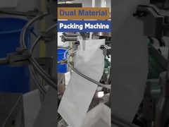 Çift Sıvı Malzemeler Karışık Gel Ambalajlama Makinesi Kimyasal Reaksiyon Gel Paste Ekipmanı Torba