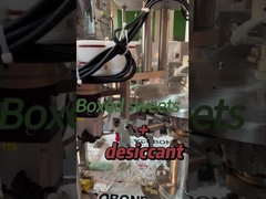 Sekiz istasyonlu döner masa otomatik torbalama ve ambalajlama makinesi